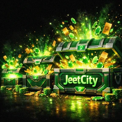 Tiered welcome package exploding with casino chips